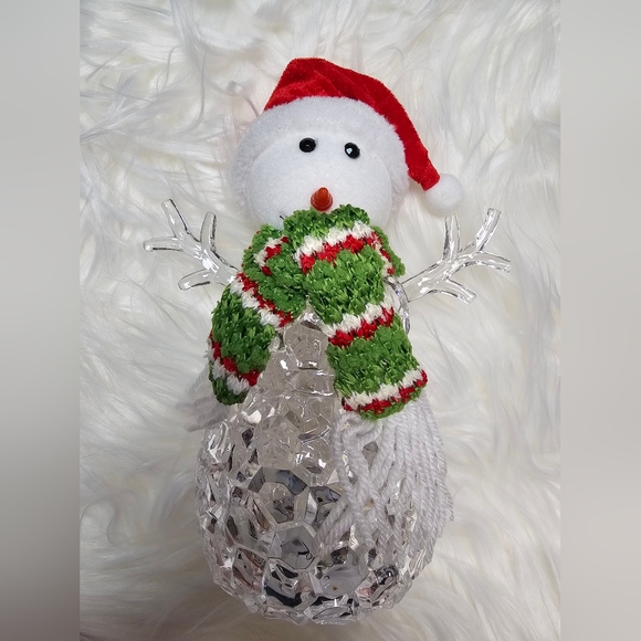 kurt's adler Other - Festive Snowman Holiday Decoration with Red Hat and Green‎ Scarf
